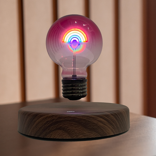 Levitating Magnetic Light Bulb HCNT New Warm Yellow Floating Bulb Touch Control for Christmas Gift LED Table Lamp for Bedroom