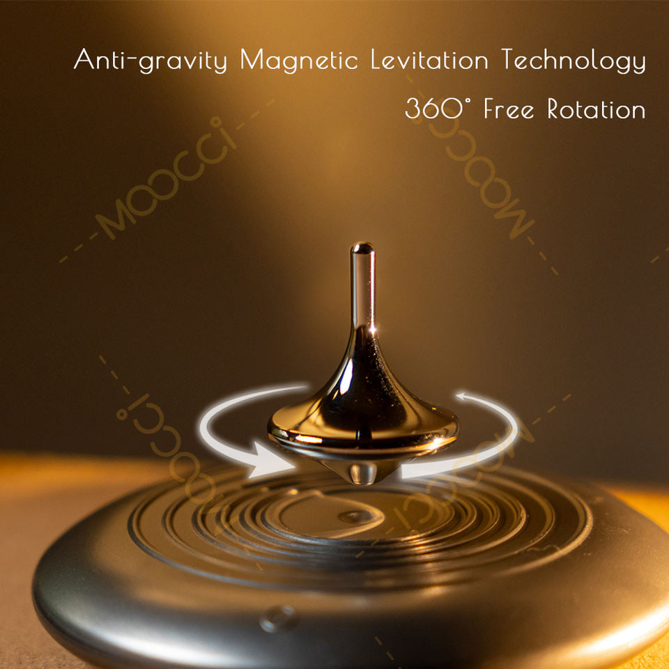 Magnetic Levitation Floating Spinning Top Show Interactive Science Desk Toy Stress Relief Gift Magnetic Levitation