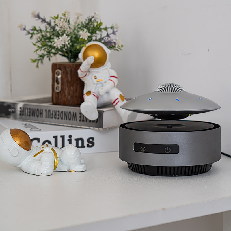 HCNT Auto-Rise Levitation Portable UFO Speaker with Wireless 3D Sound Perfect Gift for Home Office Middle Sized for Living Room