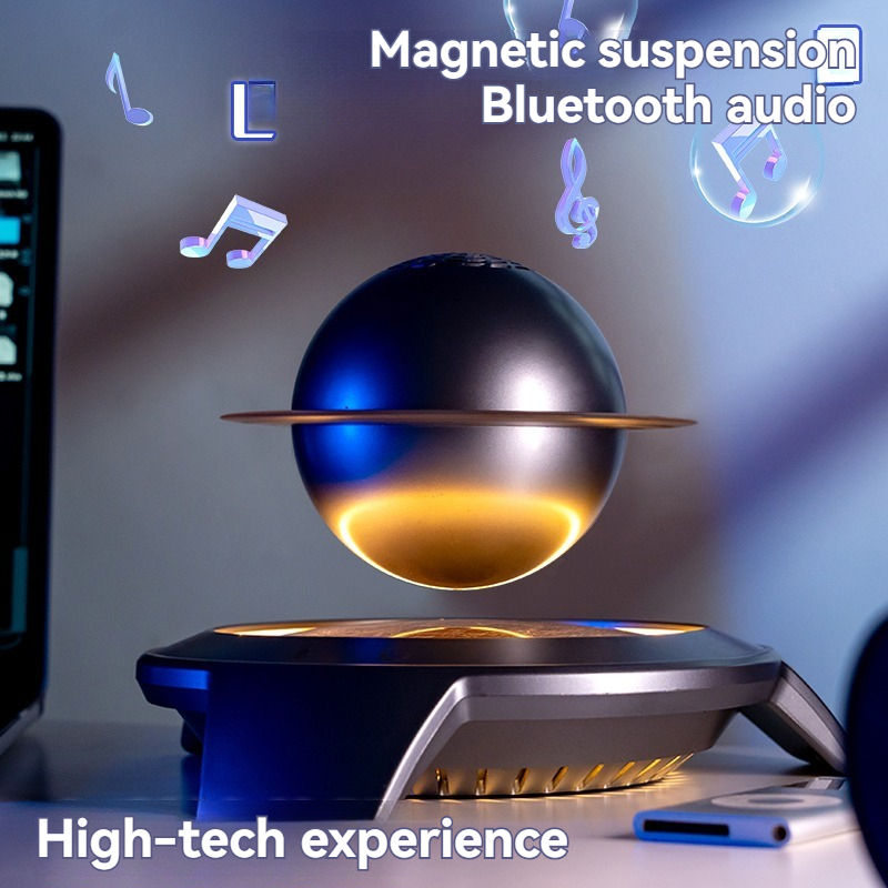 HCNT   Music Magnetic levitating Saturn Rocket star light Space design