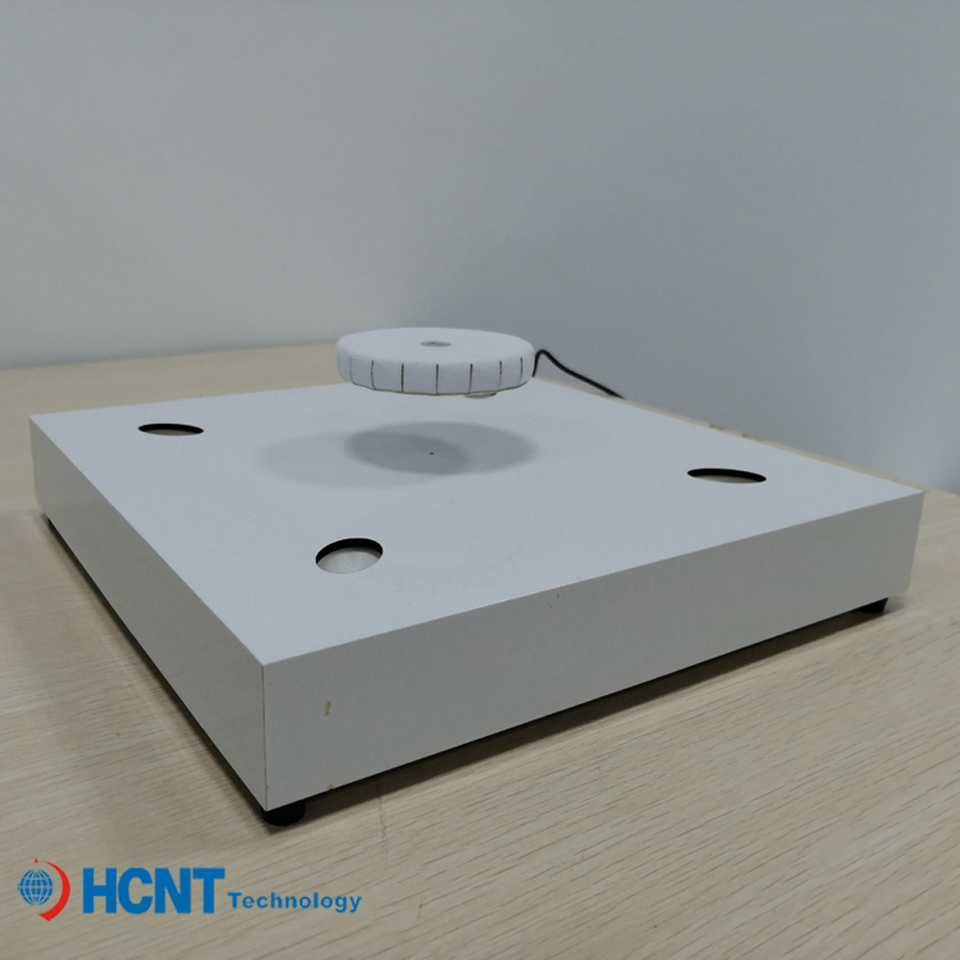 HCNT Factory Price Magnetic Levitating Display Stand 500g Support UV Printing Rotating Advertising Display Stand