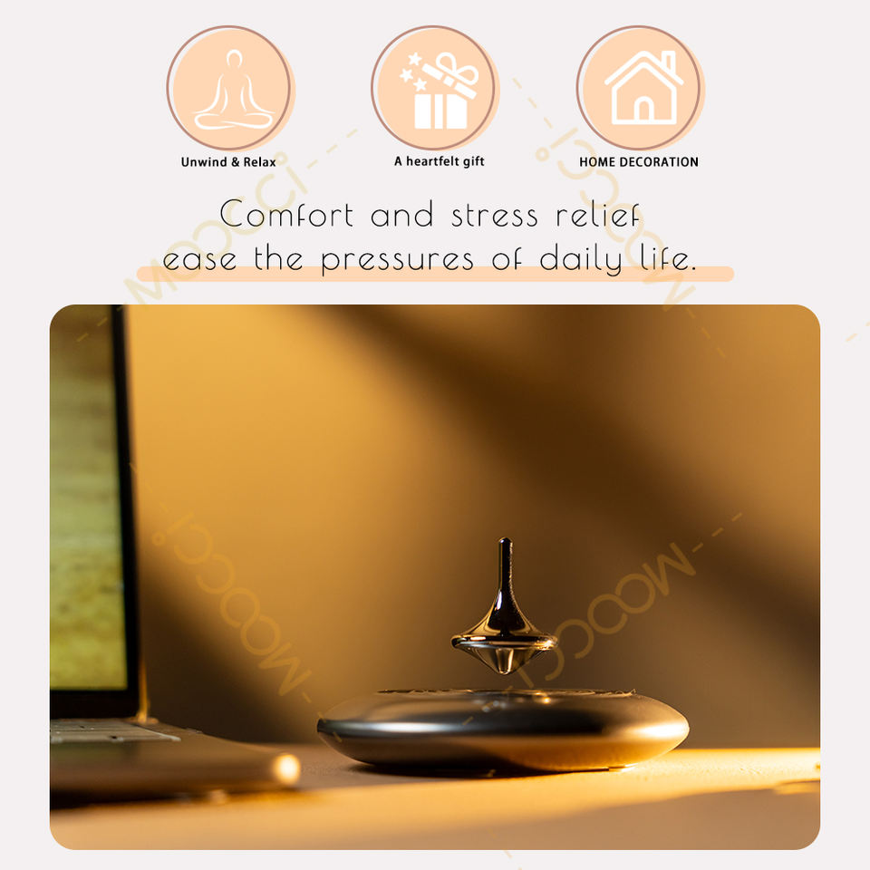 Magnetic Levitation Floating Spinning Top Show Interactive Science Desk Toy Stress Relief Gift Magnetic Levitation