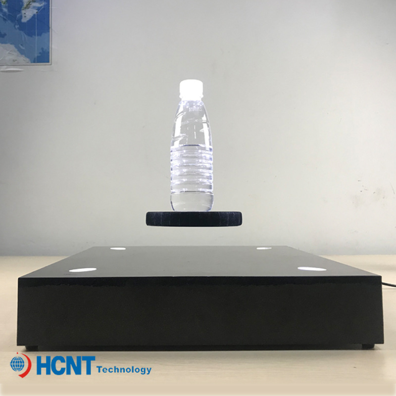HCNT Factory Price Magnetic Levitating Display Stand 500g Support UV Printing Rotating Advertising Display Stand