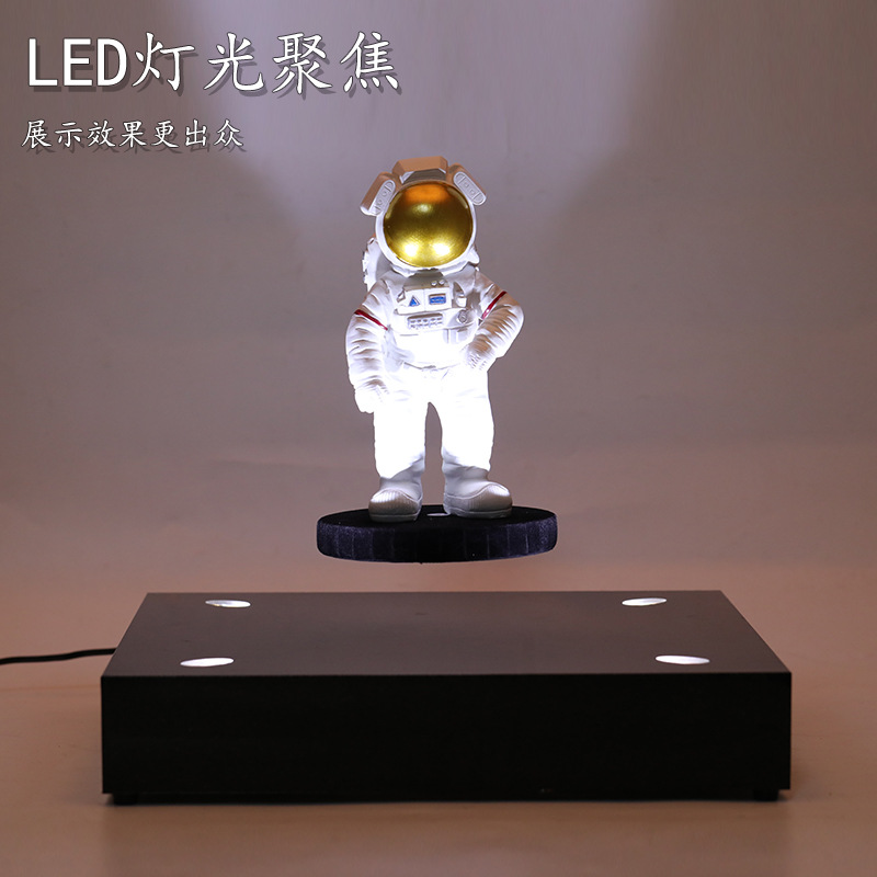 HCNT Factory Price Magnetic Levitating Display Stand 500g Support UV Printing Rotating Advertising Display Stand