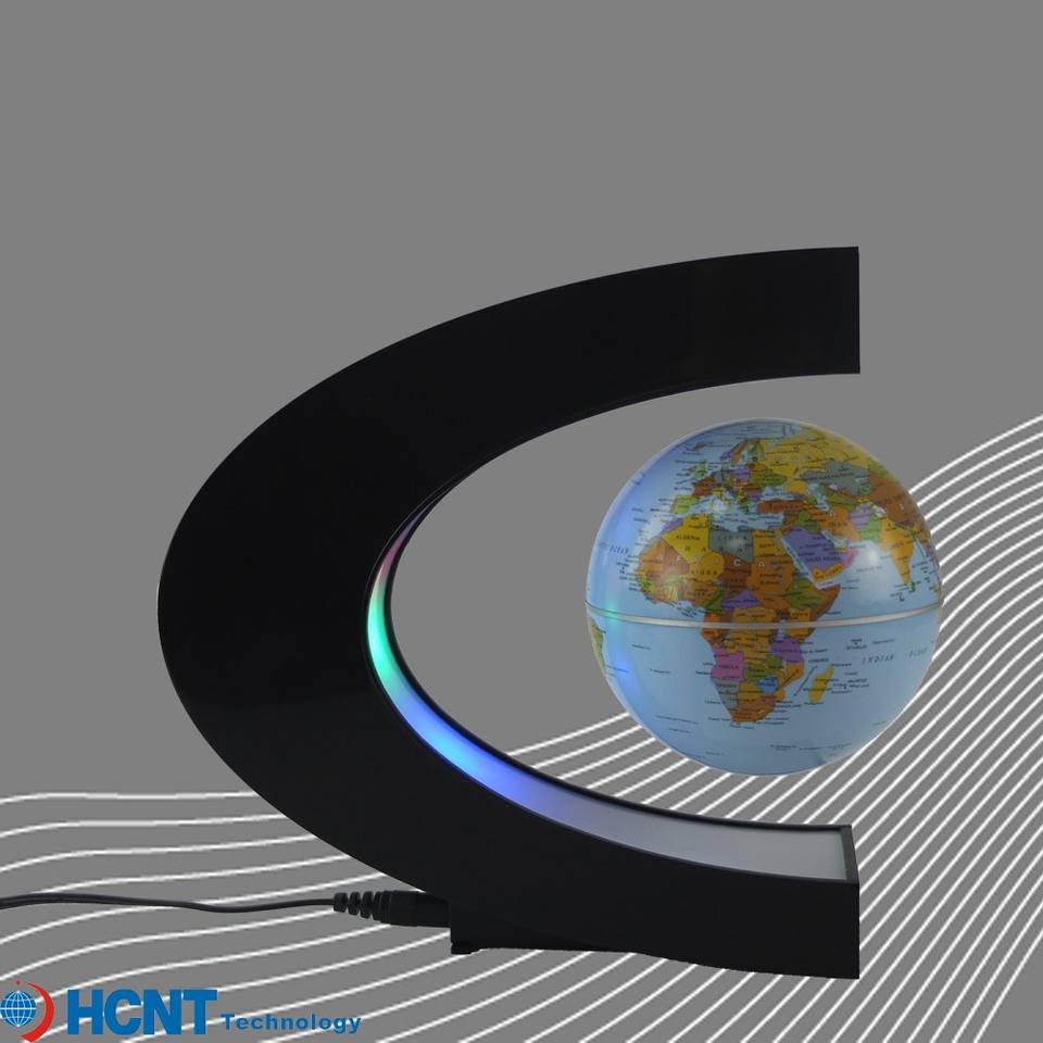 The Magnetic Levitation 3d Globe of the World