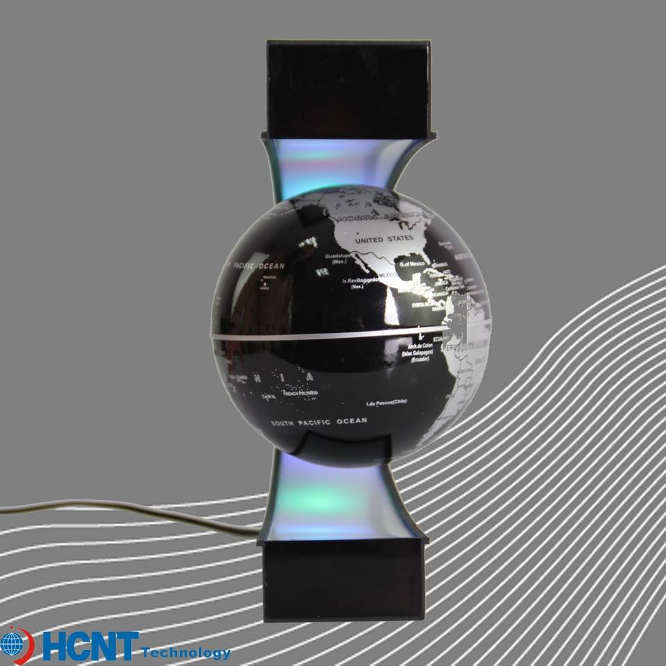 The Magnetic Levitation 3d Globe of the World