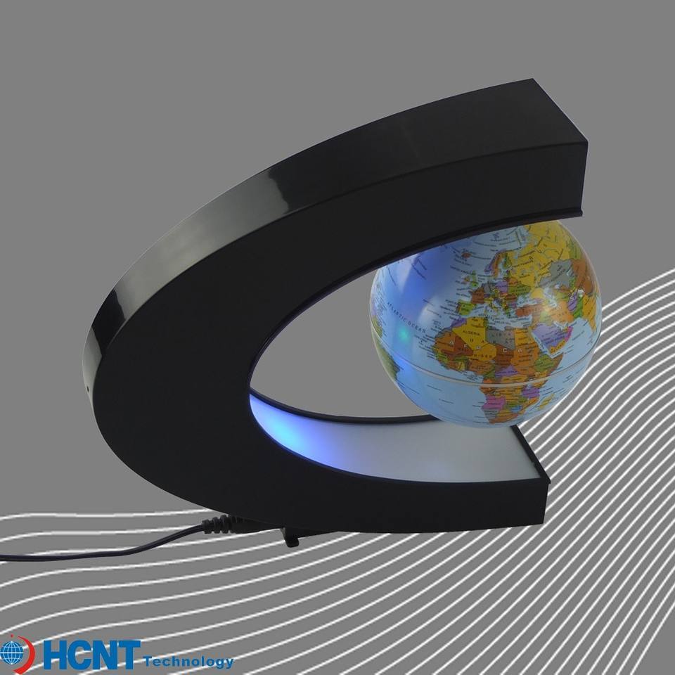 The Magnetic Levitation 3d Globe of the World