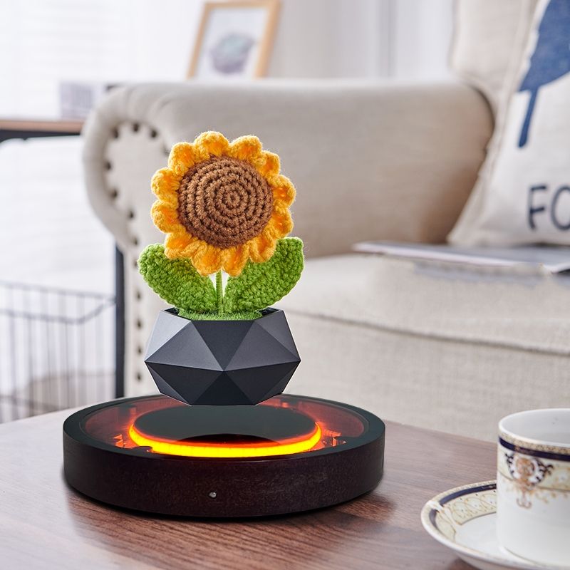 Magnetic Levitation Wooden Bonsai pots for plants Floating HCNT FLOWER POT levitation plastic plant pots for home decor
