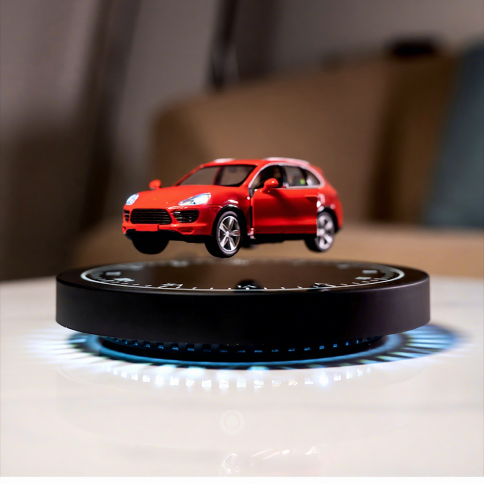 1:36 Double Opening Doors P-Car Model Stylish Desktop Decoration Gifts Magnetic Levitation Floating Diecast Car for Enthusiasts