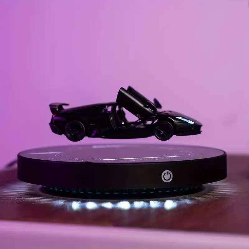 HCNT Factory Magnetic Floating Aluminum Alloy Polished Car Display Model Levitation Diecast Cars Sport Car For Boy's Gift