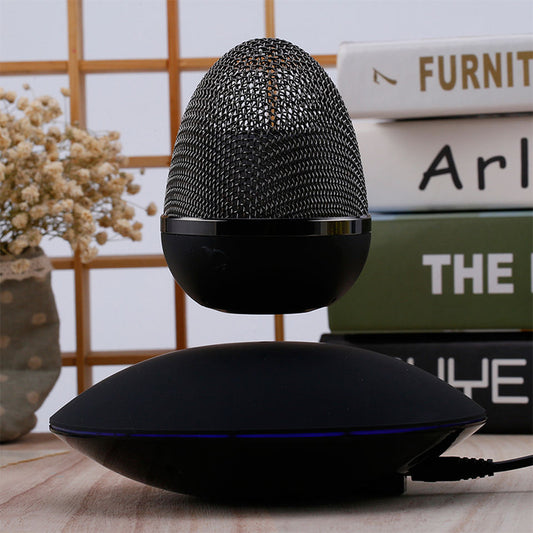 Magnetic Levitating Bluetooth 2.1 Round Speaker RGB Color Multi-Plug Compatible Fashionable Personalized Christmas Gift Home