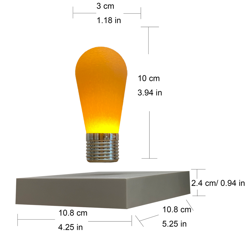 Magnetic Levitating Light Bulb Hot Selling Floating Light Bulb for Home Decoration Creative Small Night Light