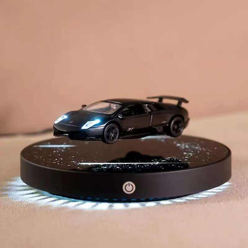 HCNT Factory Magnetic Floating Aluminum Alloy Polished Car Display Model Levitation Diecast Cars Sport Car For Boy's Gift