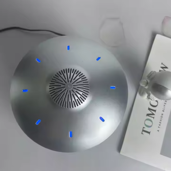 HCNT Auto-Rise Levitation Portable UFO Speaker with Wireless 3D Sound Perfect Gift for Home Office Middle Sized for Living Room