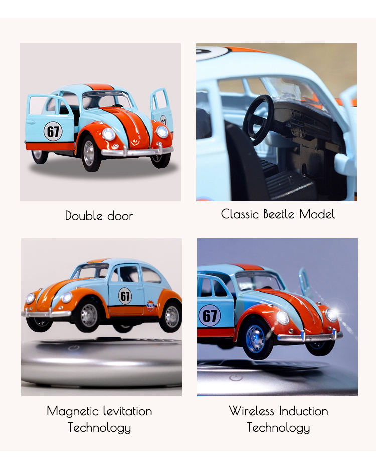 Car Model Magnetic Levitating Creative Home Office Collectible Gift Levitating Car Model Magnetic Levitating