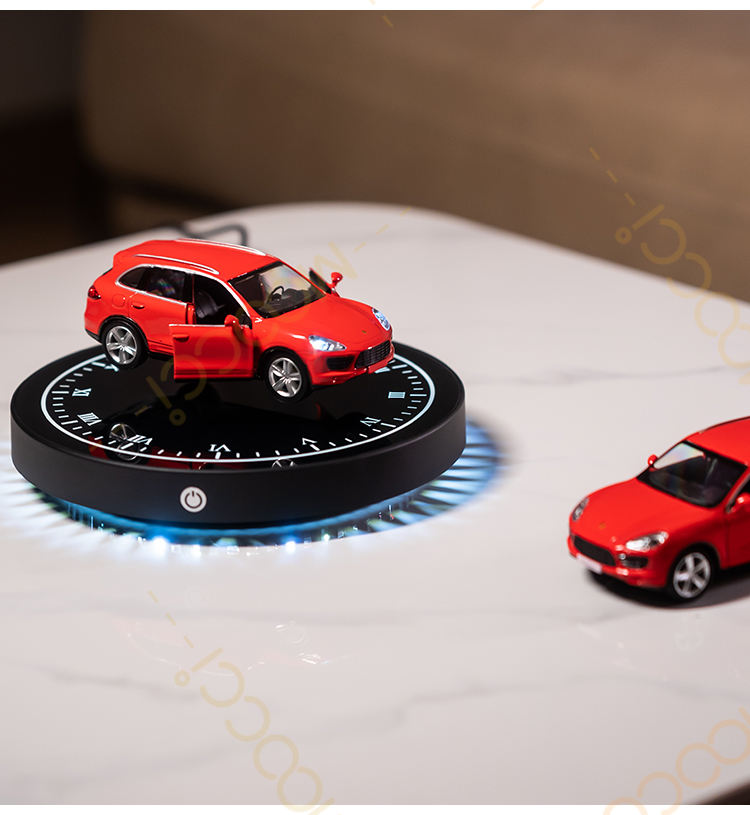1:36 Double Opening Doors P-Car Model Stylish Desktop Decoration Gifts Magnetic Levitation Floating Diecast Car for Enthusiasts